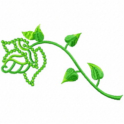 Flowers And Tree Embroidery Design 11